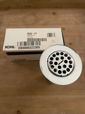 Kohler Polished Chrome Drain Assembly - Chrome new